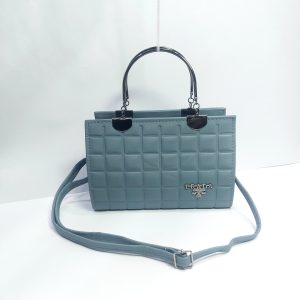 metal handle crossbody bag