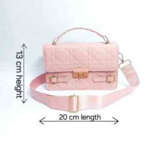 Premium 2-in-1 Crossbody Bag & Hand Carry Combo Includes Matching Clutch Pouch