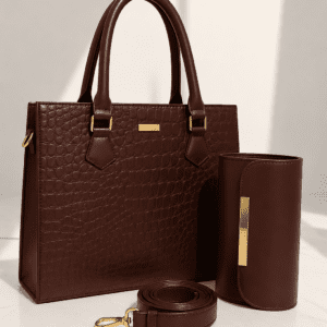 2026 Luxury Croco Ladies Hand Bag Set for Women