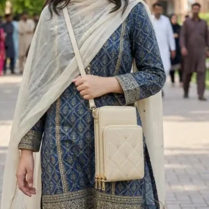 3 Zipper Mobile Pouch Crossbody Bag
