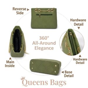 Ladies Shoulder Bag with Long Chain