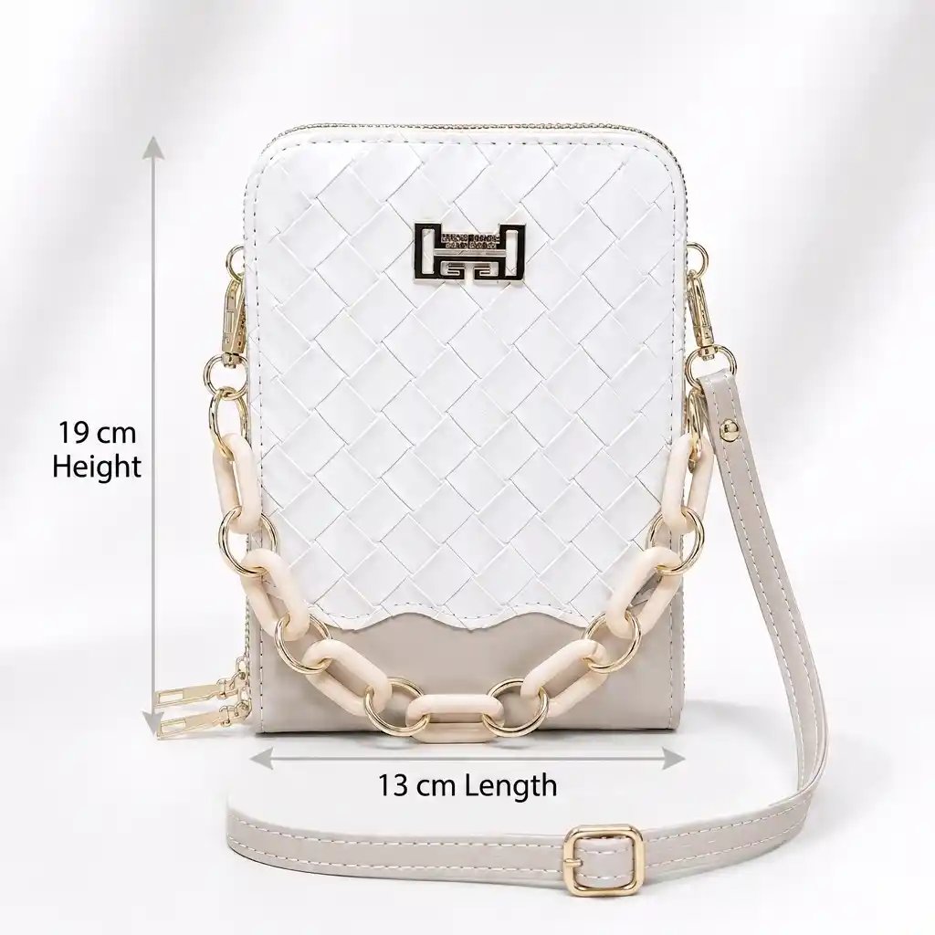 2 Zipper Crossbody Bag and Mobile Pouch