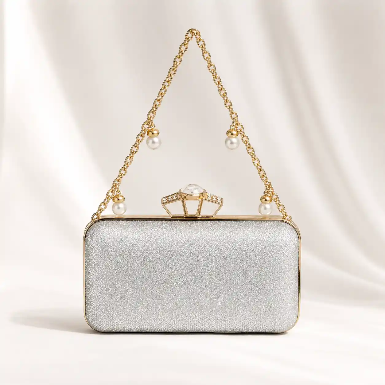 Elegant Wedding Clutch Bridal Purse Fancy Bag for Women