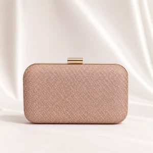 Rose Gold Bridal Clutch Luxury Wedding Purse for Women