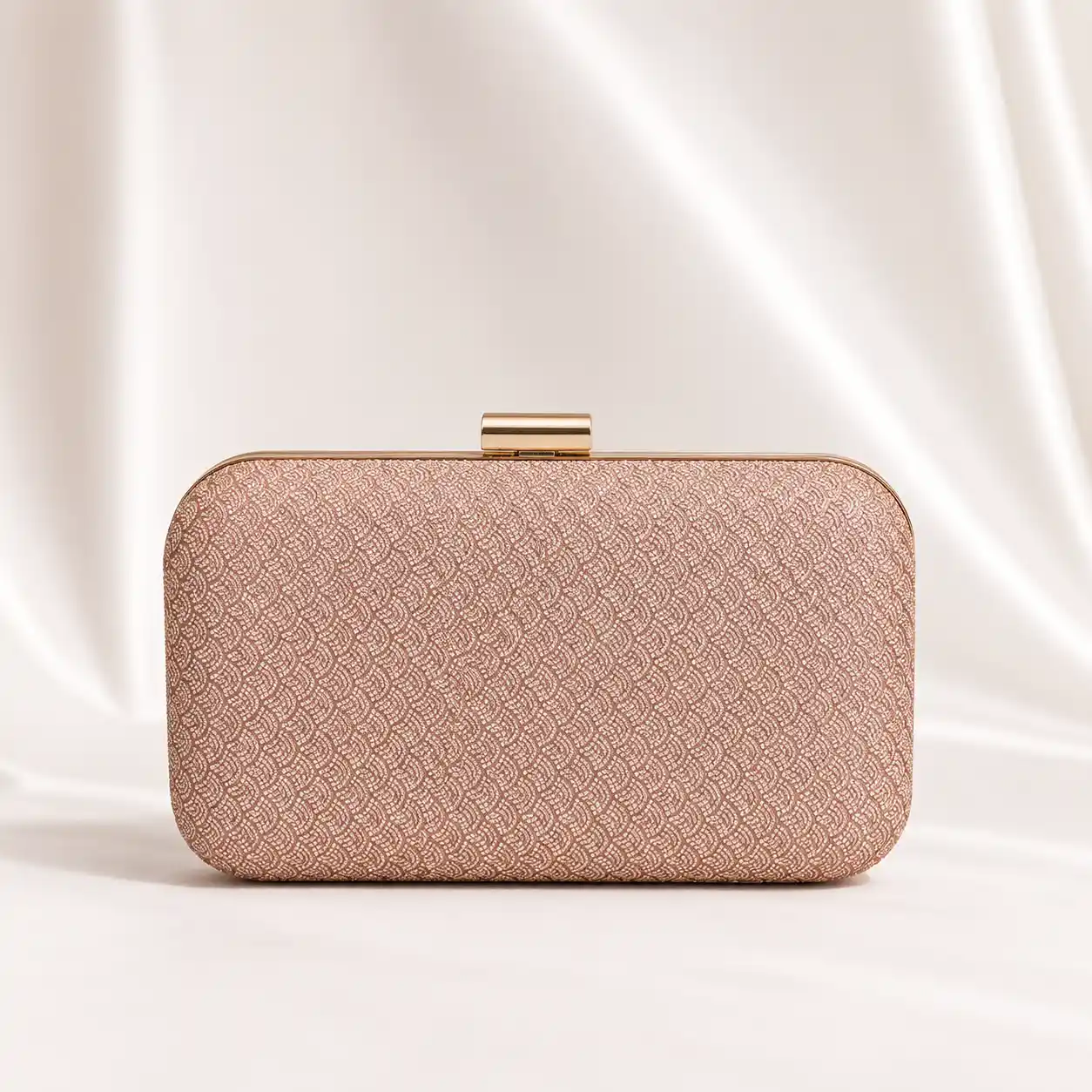 Rose Gold Bridal Clutch Luxury Wedding Purse for Women