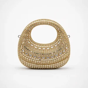 Mini Kundan Handle Bag