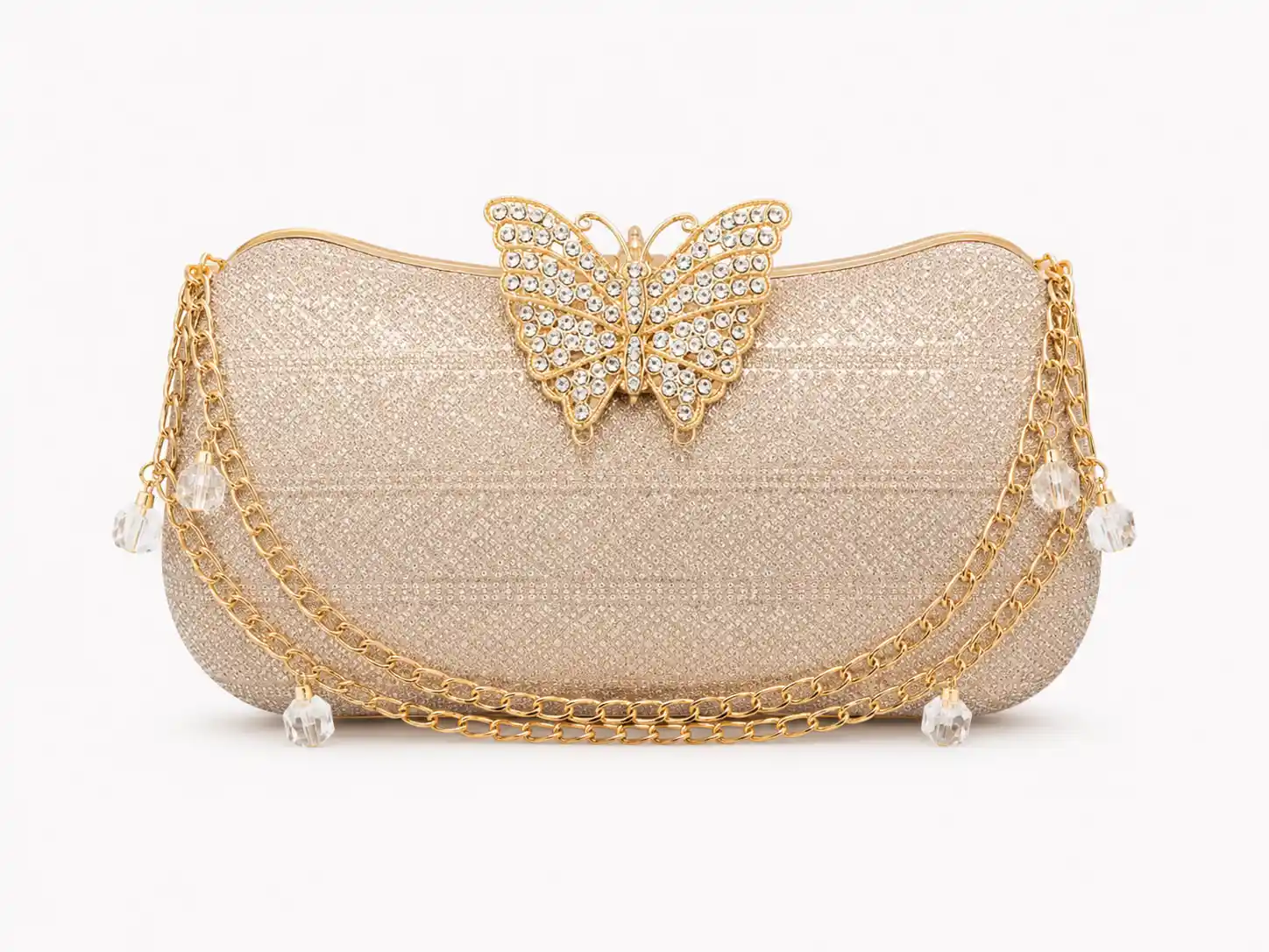 Butterfly Crystal Evening Clutch