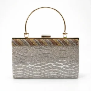 gold bridal clutch bag