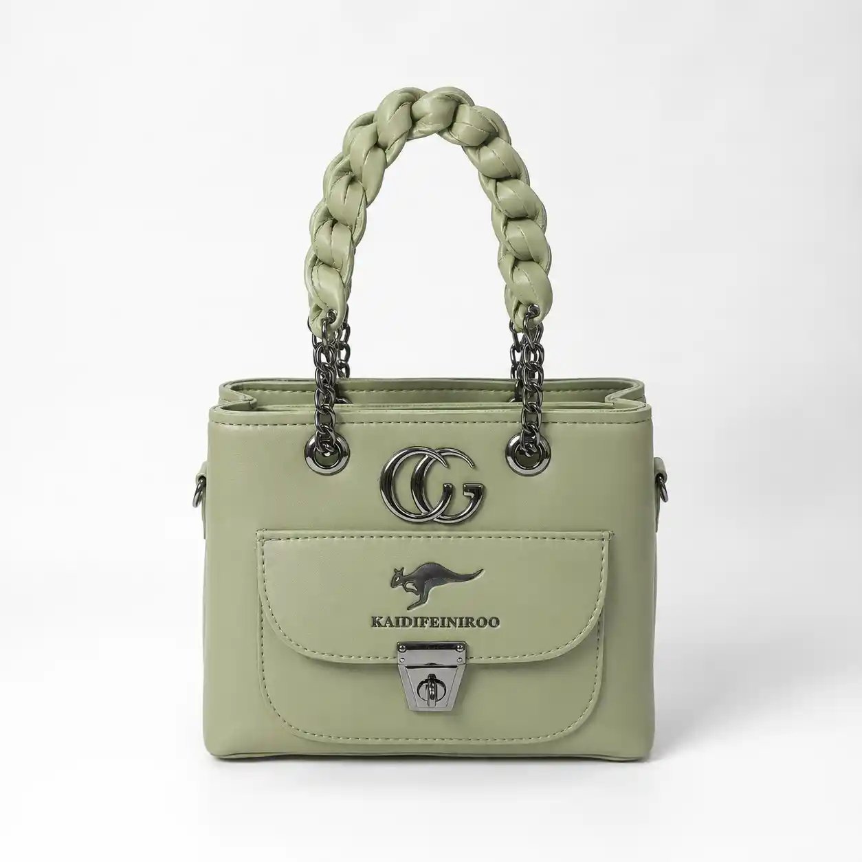 Ladies Shoulder Handbag Purse – Elegant Fashion Bag for Women 3 Zipper - Image 5