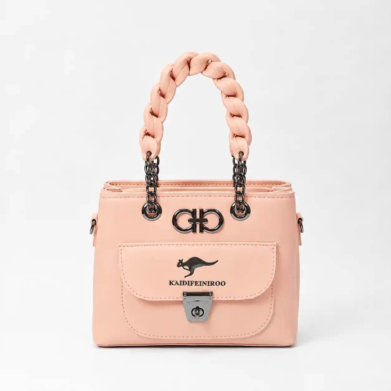 Ladies Shoulder Handbag Purse – Elegant Fashion Bag for Women 3 Zipper - Image 8