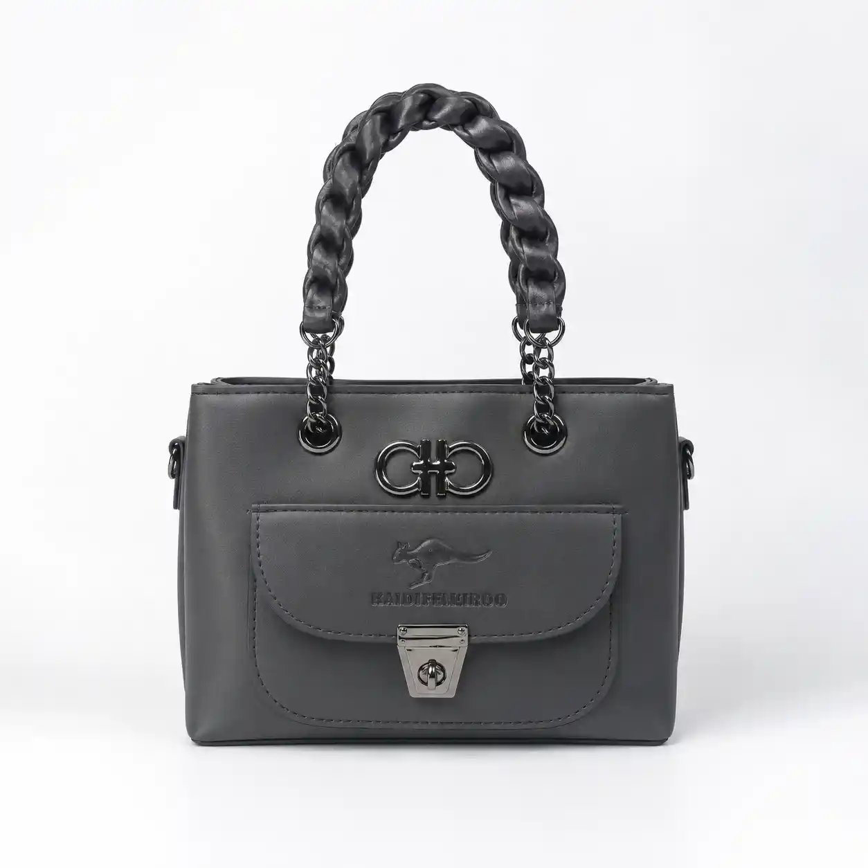 Ladies Shoulder Handbag Purse – Elegant Fashion Bag for Women 3 Zipper - Image 4