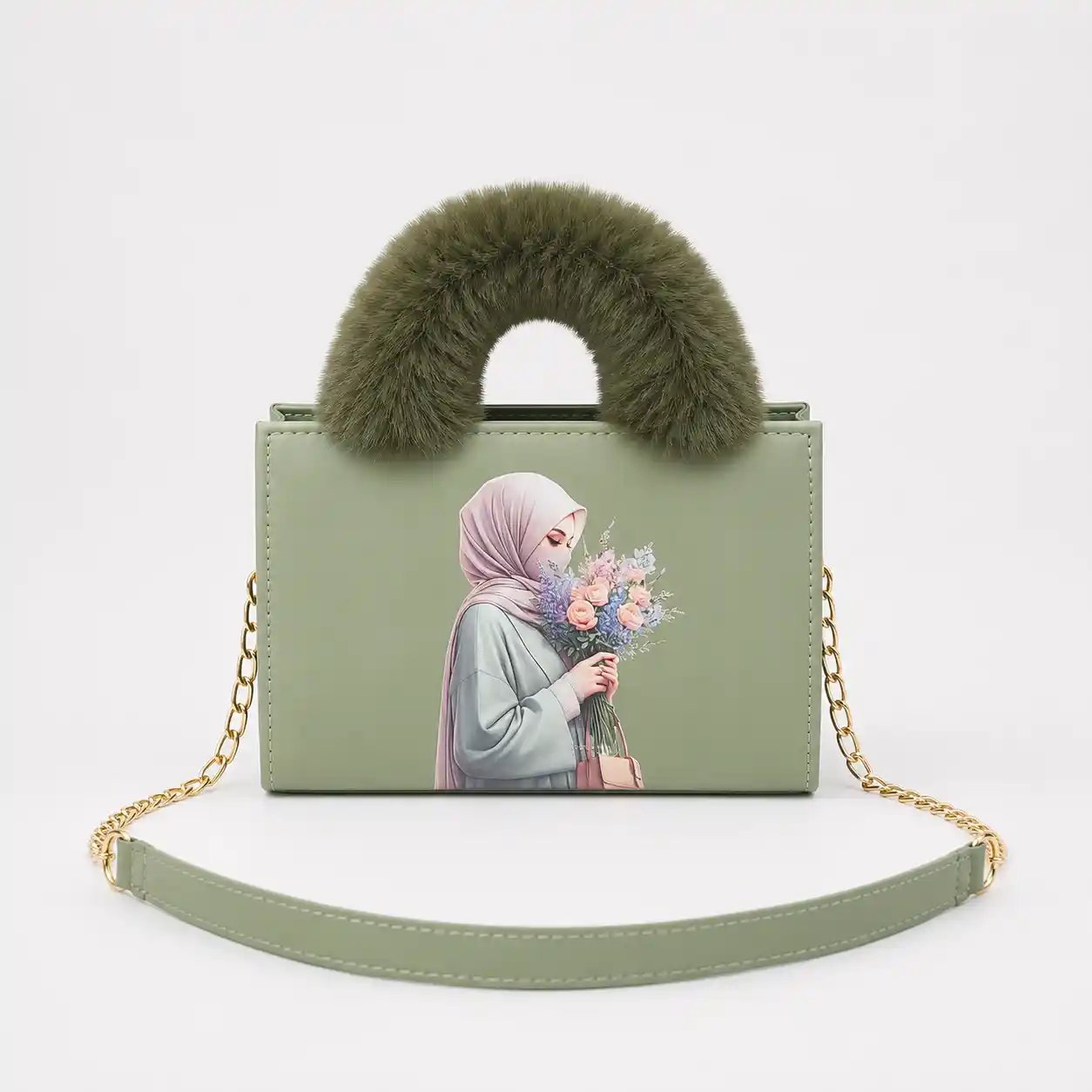 Stylish Girls Hijab Crossbody Bag – Cute Shoulder Purse for Women A1 - Image 2