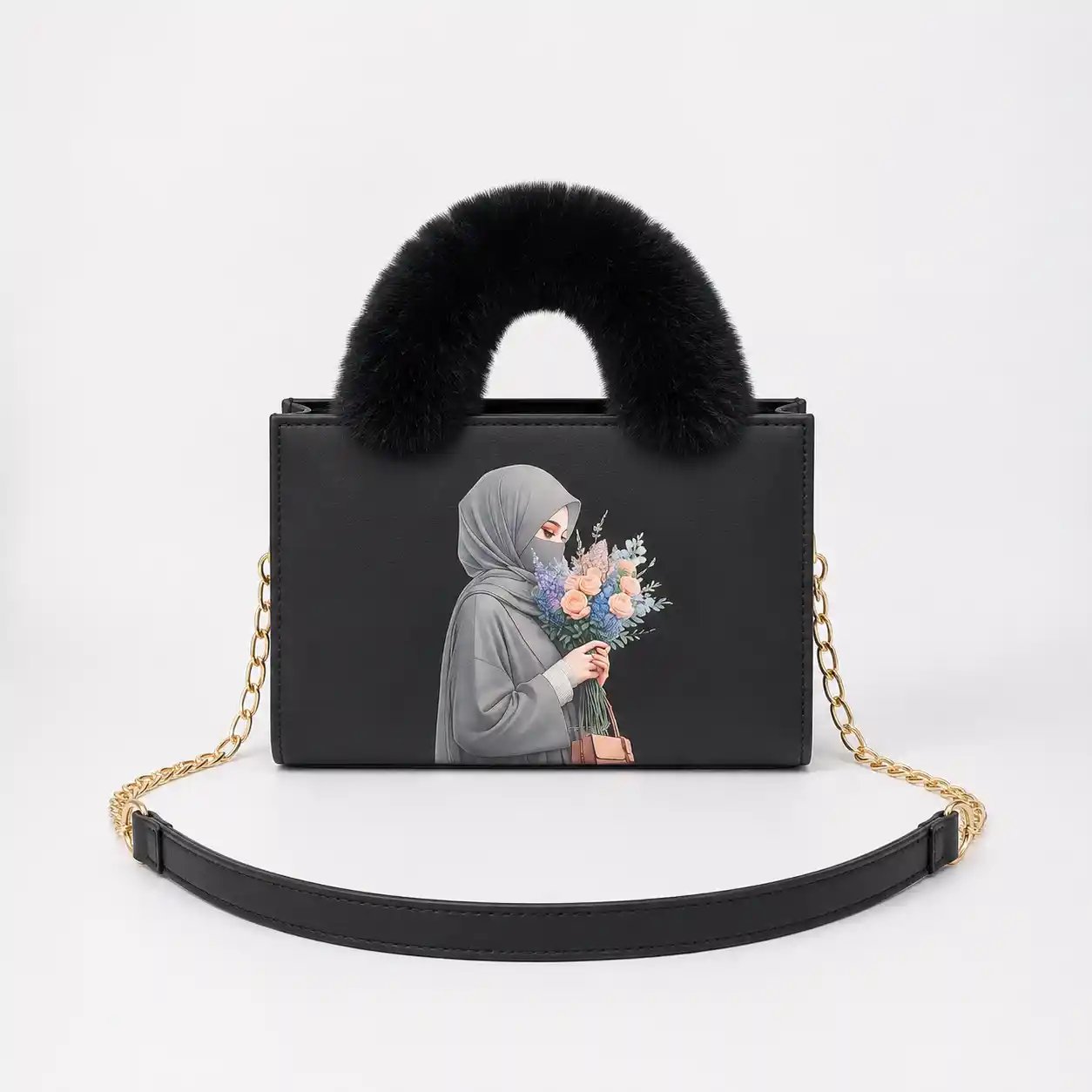 Stylish Girls Hijab Crossbody Bag – Cute Shoulder Purse for Women A1 - Image 4