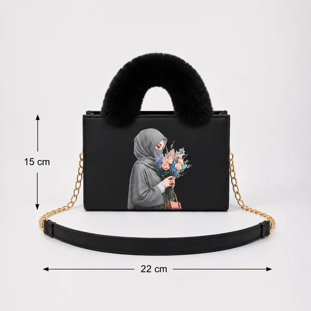 Stylish Girls Hijab Crossbody Bag – Cute Shoulder Purse for Women A1 - Image 9