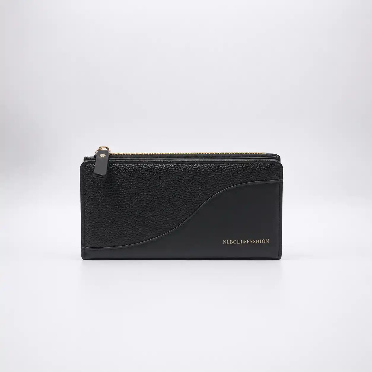 Ladies Long Wallet featuring multiple card slots and secure zipper pocket
