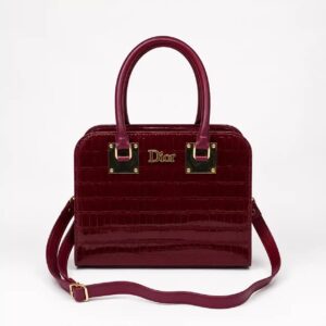 Luxury Ladies Hand Bag Premium Glossy Crossbody Purse for Women
