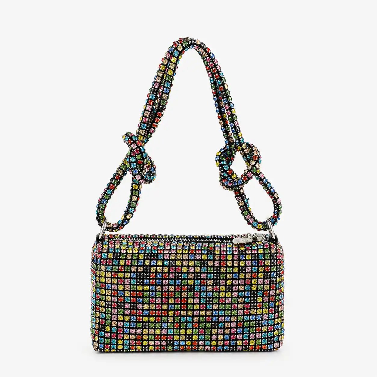 Rainbow Crystal Stone Shoulder Bag 2026 | Stunning Luxury Party Purse - Image 2