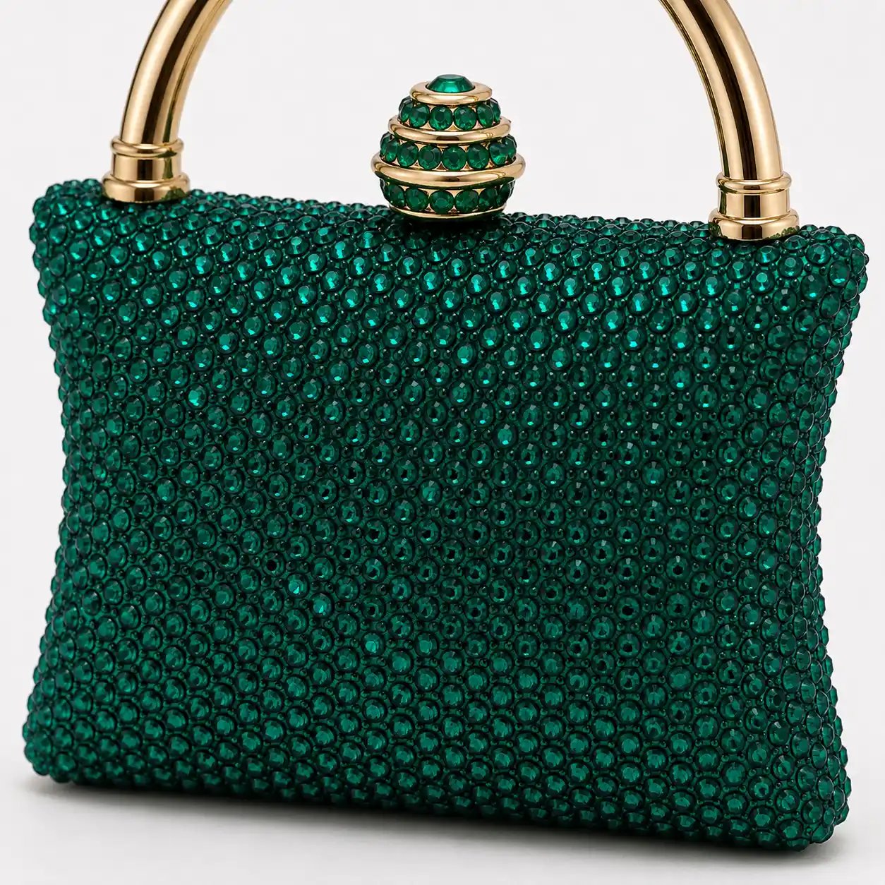 Black Swarovski Mini Clutch | Stunning Luxury Wedding Purse No. 1 - Image 2