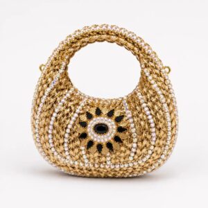 Crystal Stone Mini Clutch Wedding Purse | Stunning Luxury Party Bag No. 1