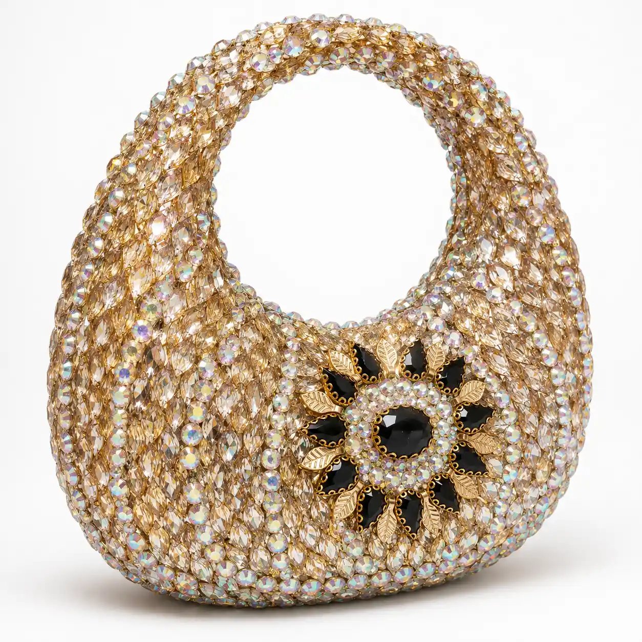 Crystal Stone Mini Clutch Wedding Purse | Stunning Luxury Party Bag No. 1 - Image 2