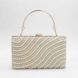 Luxury Pearl Wedding Clutch