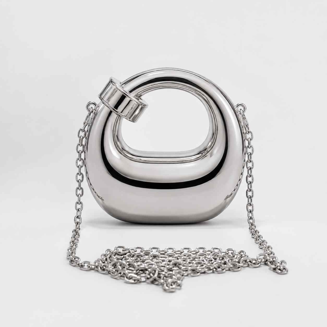 Mini Silver Handbag for Girls