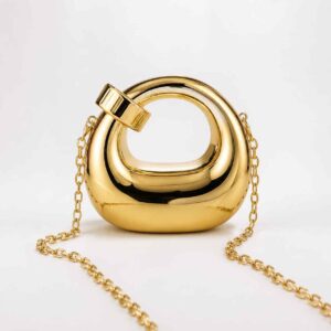 Mini Golden Handbag for Girls
