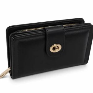 Premium Ladies Bifold Wallet with Zip Coin Pocket 2IN1
