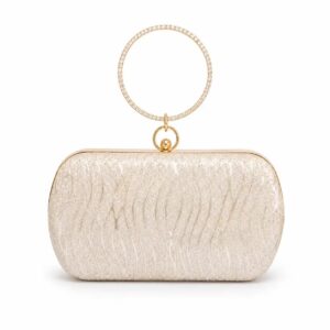 Golden Glitter Evening Clutch