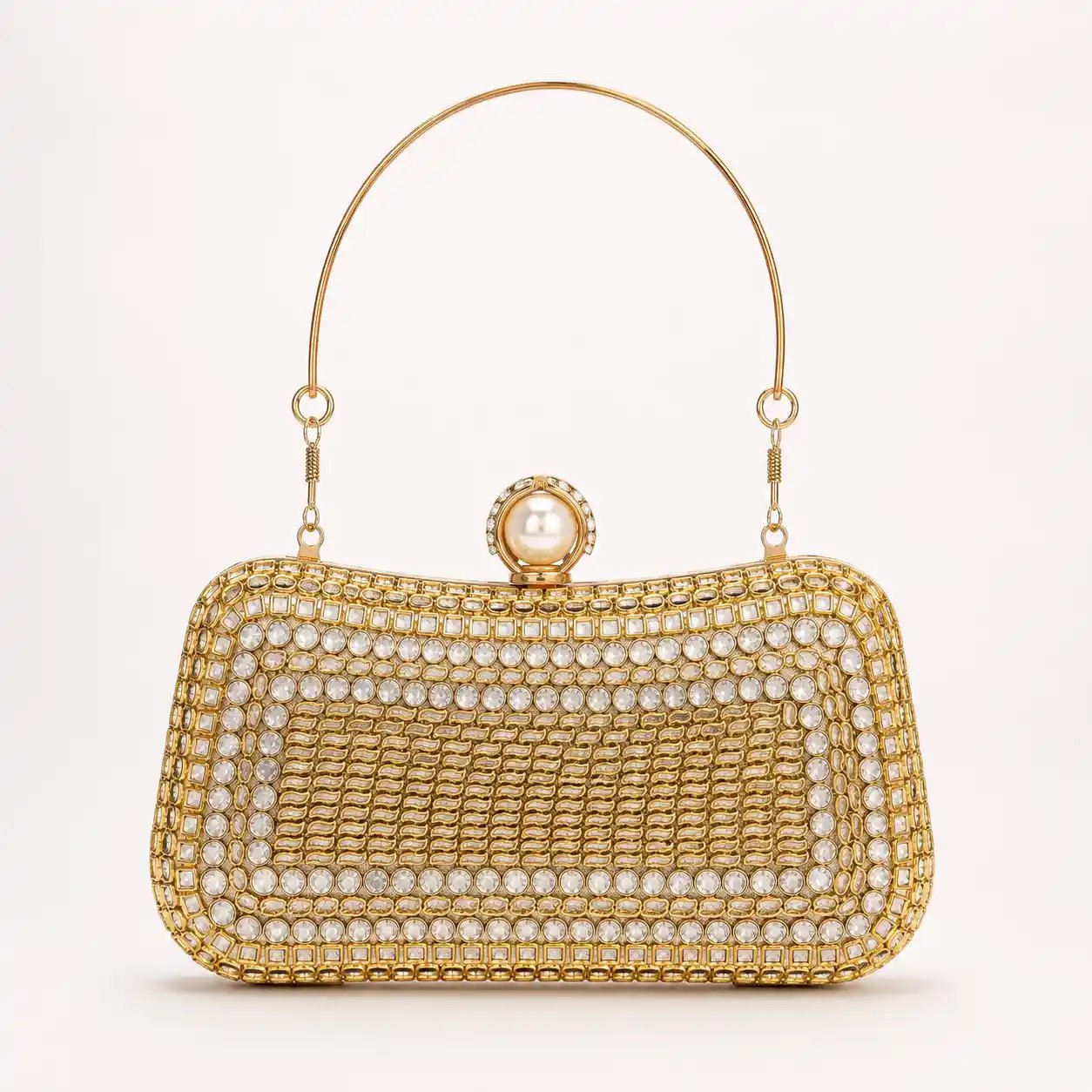 Double Side Kundan Clutch – Stunning Wedding Hand Purse 2026